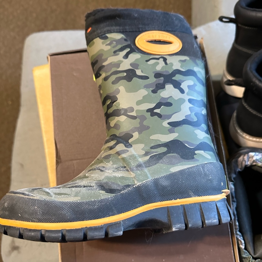 Camo Kids Boots